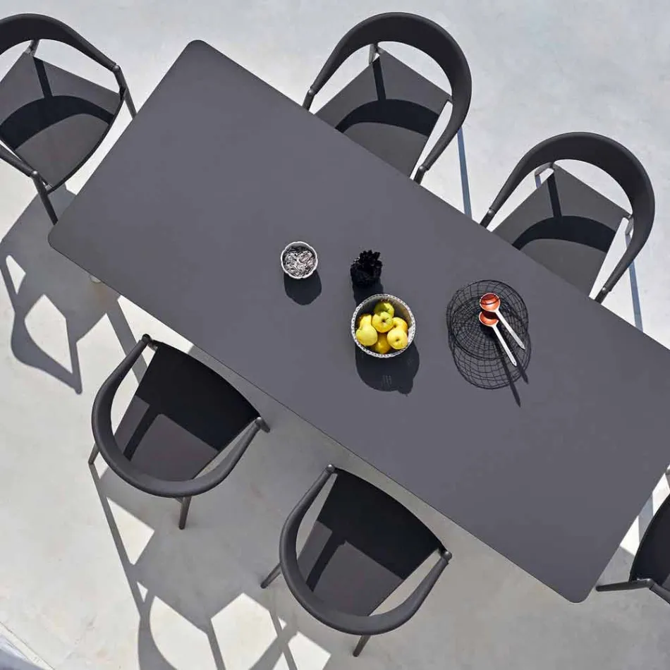 Varaschin Link tabel H grădină 65 cm extensibil până la 350 cm Viadurini