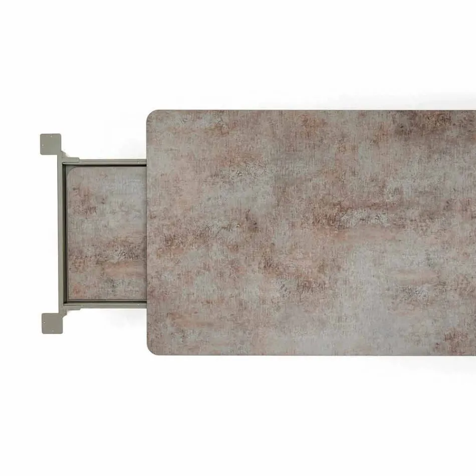 Varaschin Link tabel H grădină 65 cm extensibil până la 350 cm Viadurini