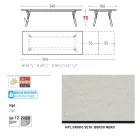 Masa de gradina extensibila Varaschin Link design modern, H 73,2 cm Viadurini