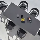 Masa de gradina extensibila Varaschin Link design modern, H 73,2 cm Viadurini