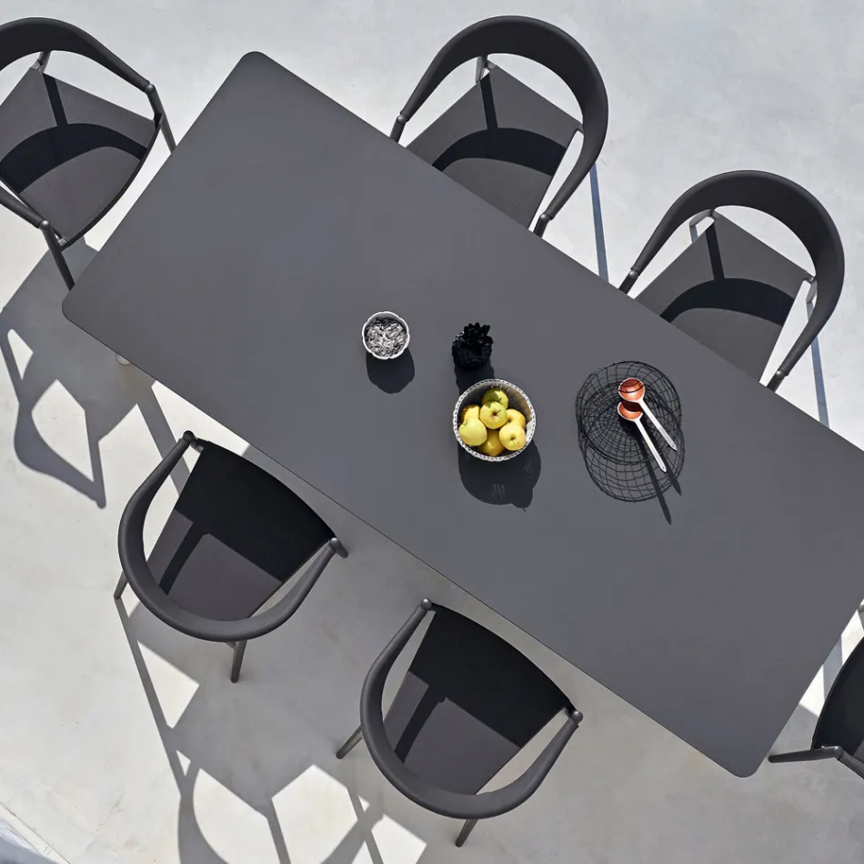 Masa de gradina extensibila Varaschin Link design modern, H 73,2 cm Viadurini