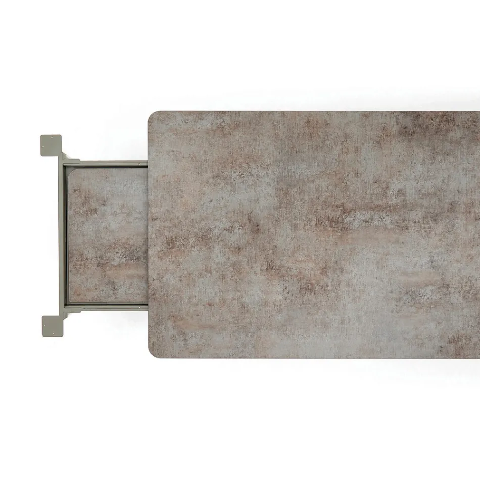 Masa de gradina extensibila Varaschin Link design modern, H 73,2 cm Viadurini