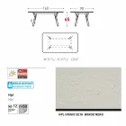 masă fixă ​​Varaschin Legătura de externe sau interne H 65 cm Viadurini