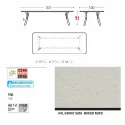 Varaschin Link grădină masă fixă ​​sau H interior 75 cm Viadurini