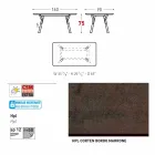 Varaschin Link grădină masă fixă ​​sau H interior 75 cm Viadurini