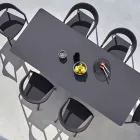 Varaschin Link grădină masă fixă ​​sau H interior 75 cm Viadurini