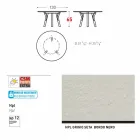 Tabel Varaschin Link-uri rotundă pentru design modern interior / exterior, H 65 cm Viadurini