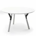 Tabel Varaschin Link-uri rotundă pentru design modern interior / exterior, H 65 cm Viadurini