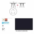 Varaschin Link-uri Masă rotundă grădină design modern, H 75 cm Viadurini