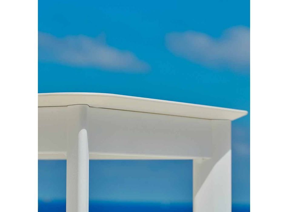 Varaschin Design de masă de cafea în aer liber din aluminiu vopsit Viadurini