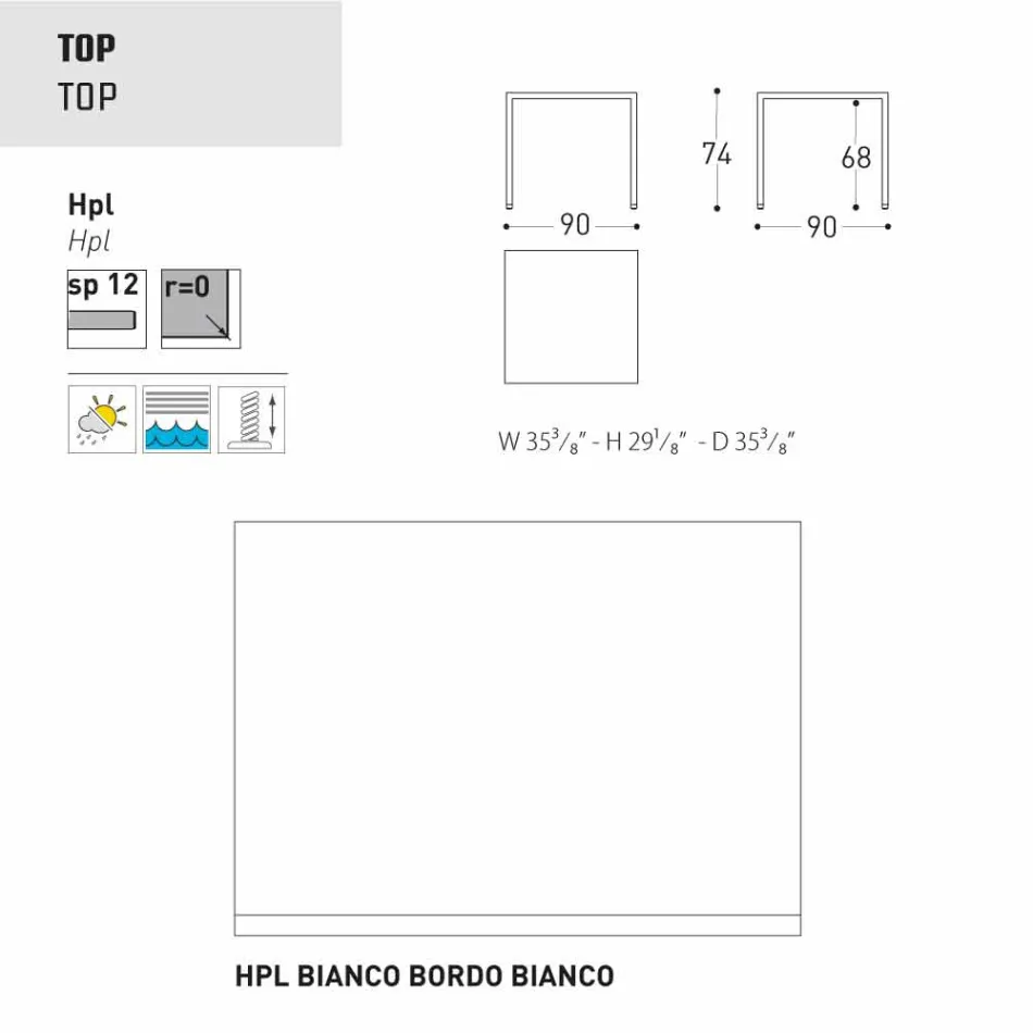 Varaschin Victor pentru masa de luat masa în interior și grădină, design modern Viadurini
