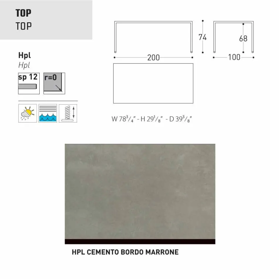 Varaschin Victor pentru masa de luat masa în interior și grădină, design modern Viadurini