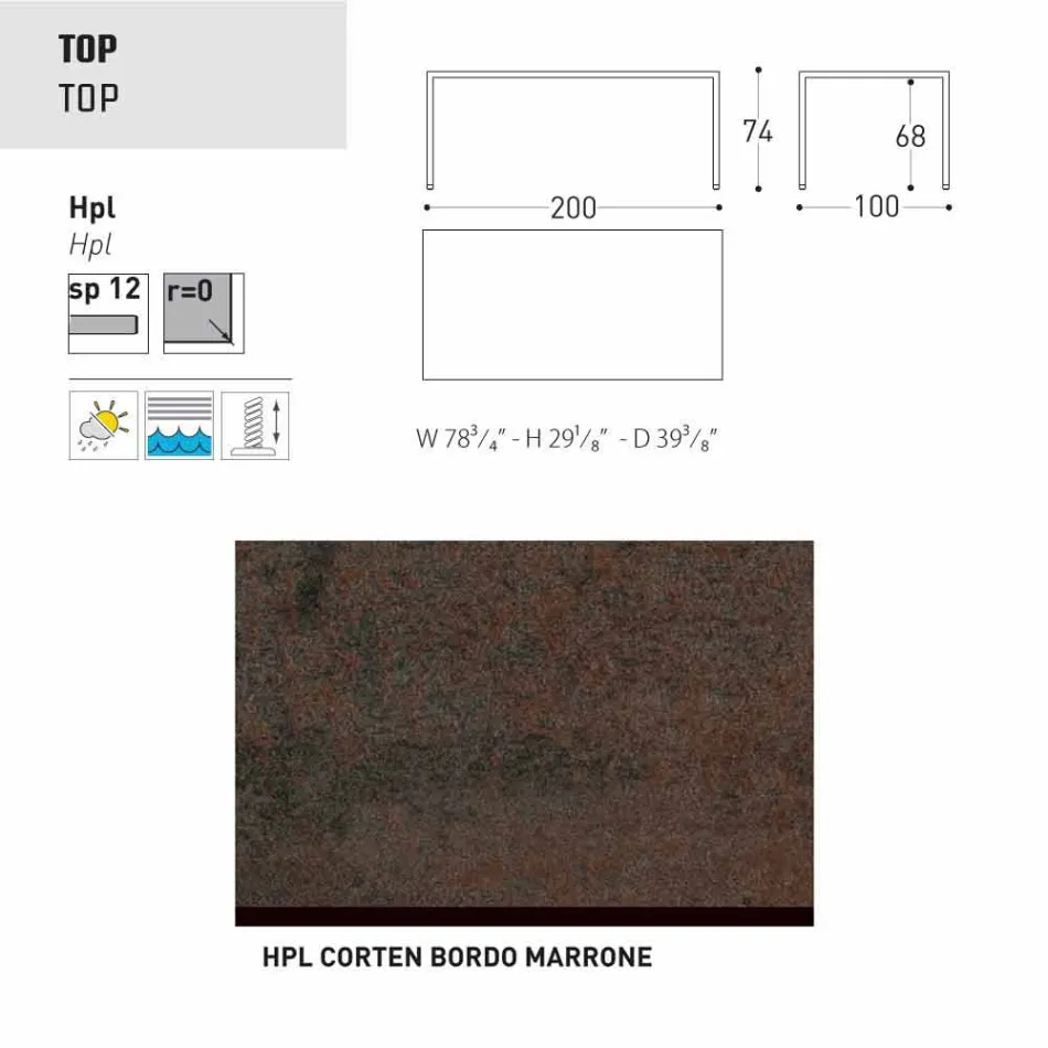 Varaschin Victor pentru masa de luat masa în interior și grădină, design modern Viadurini
