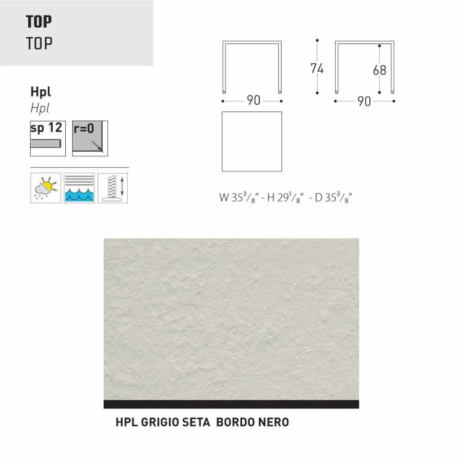 Varaschin Victor pentru masa de luat masa în interior și grădină, design modern Viadurini