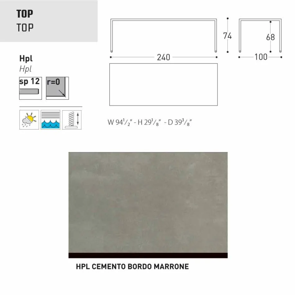 Varaschin Victor pentru masa de luat masa în interior și grădină, design modern Viadurini