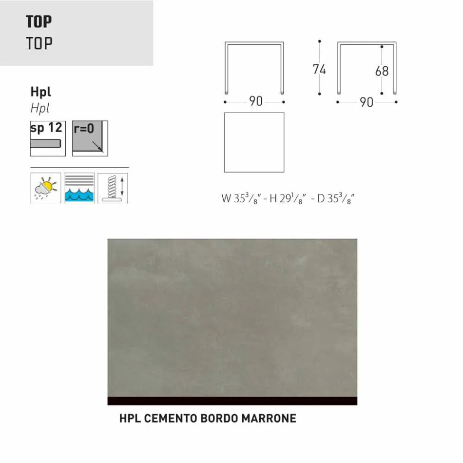 Varaschin Victor pentru masa de luat masa în interior și grădină, design modern Viadurini