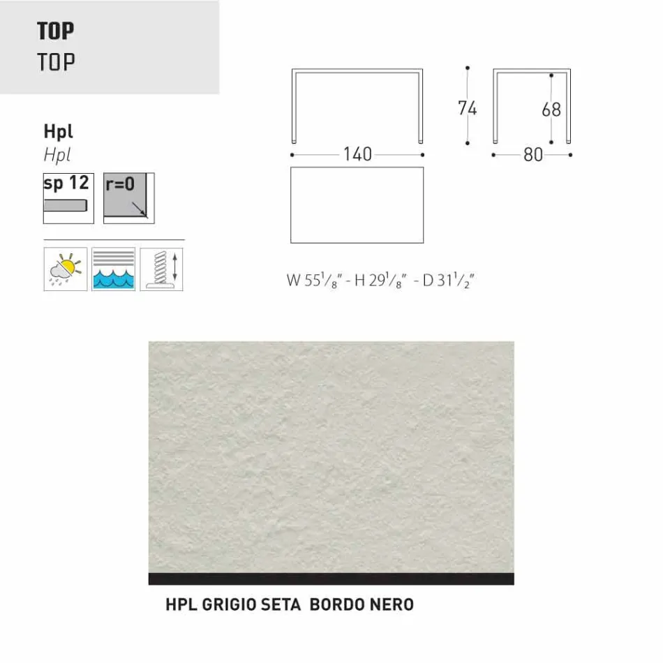 Varaschin Victor pentru masa de luat masa în interior și grădină, design modern Viadurini