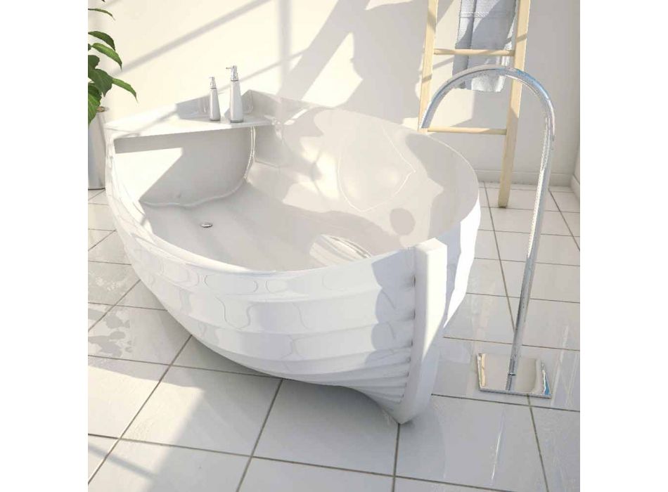 Design cada de baie sub forma unei barci Ocean făcute în Italia Viadurini