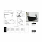 Design baie de sine statatoare fonta veche Viadurini