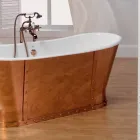 Cada placate baie fonta exterior Henry cupru Viadurini