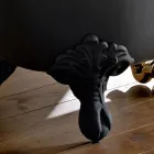 Cadă vintage independentă cu picioare din fontă, realizată în Italia - Naima Viadurini