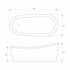 Canapea de design modernă din rășină fabricată în Italia, Furtei Viadurini