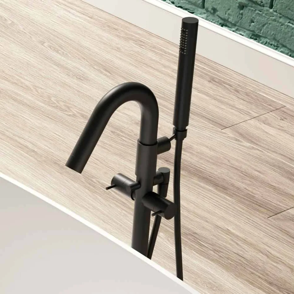 Tub liber, Design solid de suprafață lucioasă / mată - văl Viadurini