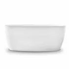 Tub liber, Design solid de suprafață lucioasă / mată - văl Viadurini