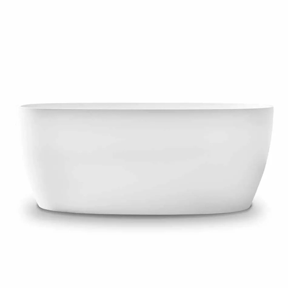 Tub liber, Design solid de suprafață lucioasă / mată - văl Viadurini