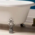 Design Free Standing Bath, Picioare în Chrome Finish - Gratuit Viadurini