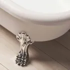 Design Free Standing Bath, Picioare în Chrome Finish - Gratuit Viadurini