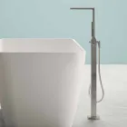 Proiectare modernă în aer liber Baie lucioasă alb sau mat - față Viadurini