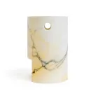 Vază în formă de față din marmură satinată Made in Italy - Asahi Viadurini