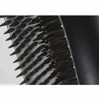 Vază interioară înaltă din ceramică și oțel negru mat Fabricat în Italia - Jesolo Viadurini