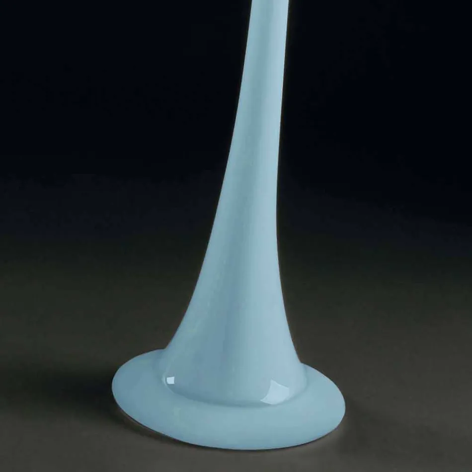 Vază interioară înaltă din sticlă colorată Design modern Fabricat în Italia - Elviro Viadurini