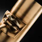 Vază decorativă înaltă din ceramică colorată realizată manual în Italia - Monte Viadurini