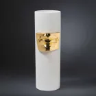 Vază decorativă înaltă din ceramică colorată realizată manual în Italia - Monte Viadurini