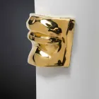 Vază decorativă înaltă din ceramică colorată realizată manual în Italia - Monte Viadurini