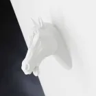 Vază interioară înaltă din ceramică albă realizată manual în Italia - Jacky Viadurini