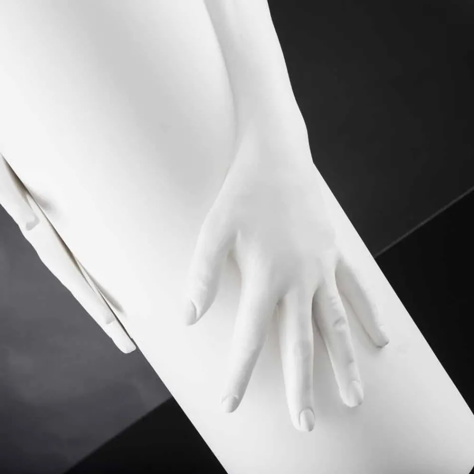 Vază ceramică interioară înaltă, fabricată manual în Italia - Monte Viadurini