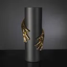 Vază ceramică interioară înaltă, fabricată manual în Italia - Monte Viadurini