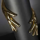 Vază ceramică interioară înaltă, fabricată manual în Italia - Monte Viadurini