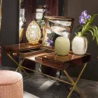 Vază de sticlă lucioasă albă sau gri fabricată manual, fabricată în Italia - Malindi Viadurini