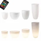 Vaza cu iluminare cu LED sau solar Design modern de diferite dimensiuni - Svasostar Viadurini