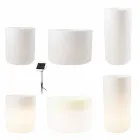 Vaza cu iluminare solară sau design cu led pentru interior sau exterior - Cilindrostar Viadurini