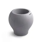 Vază de exterior în diverse finisaje și dimensiuni din polietilenă fabricată în Italia - Loto Viadurini