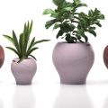 Vază de exterior în diverse finisaje și dimensiuni din polietilenă fabricată în Italia - Selva