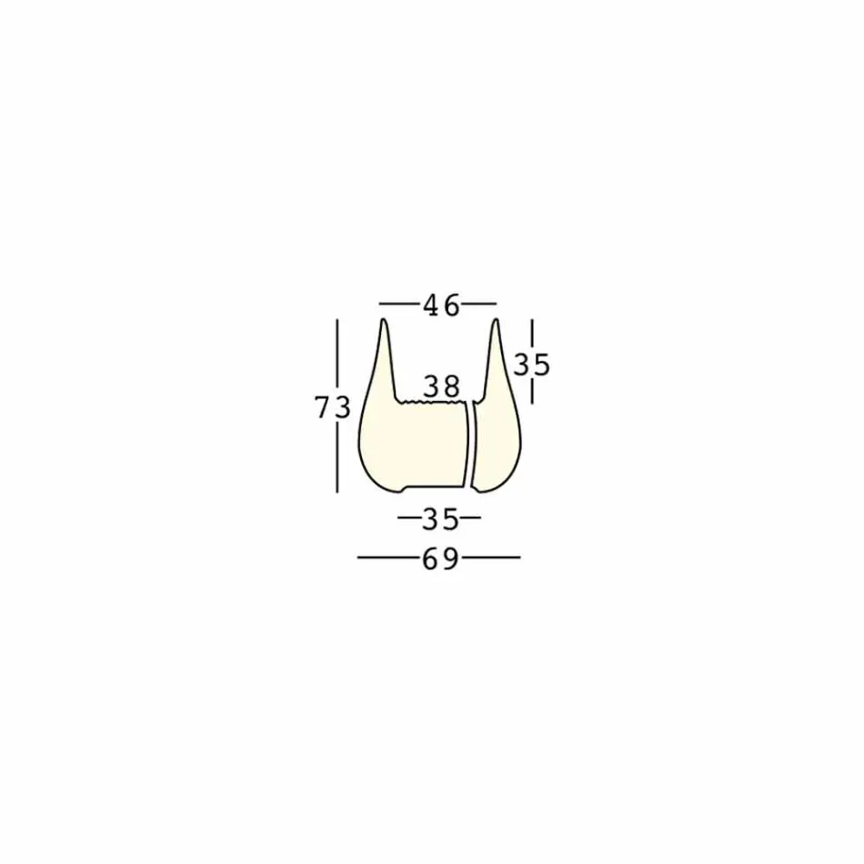 Vază de picior cu design luminos în aer liber din polietilenă Made in Italy - Monita Viadurini