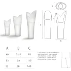 Vasă luminoasă de exterior din polietilenă albă, fabricată în Italia - Galileo Viadurini