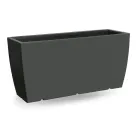 Vaza de exterior dreptunghiulara din polietilena Made in Italy - Albarone Viadurini